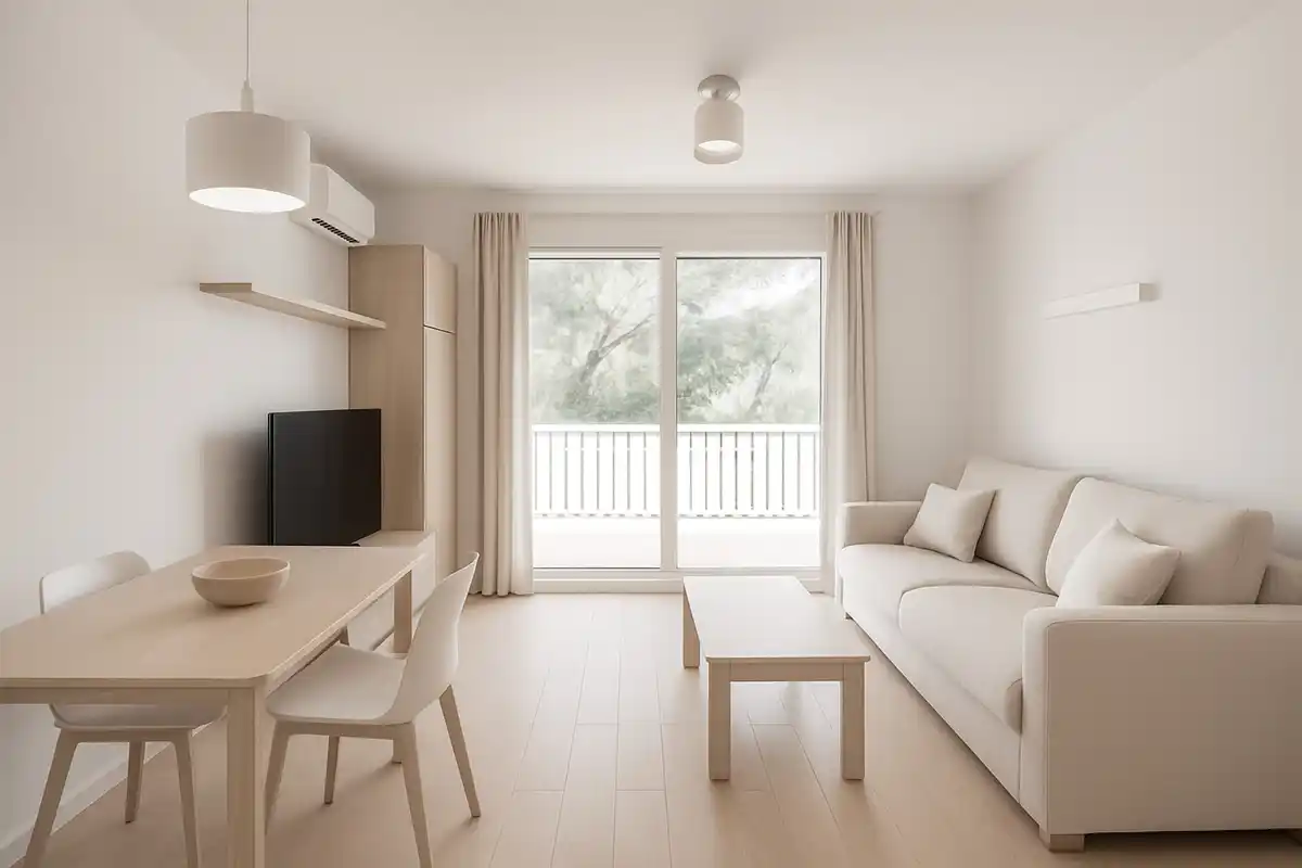 Estudio en Pals con piscina comunitaria a 2 km de la playa.