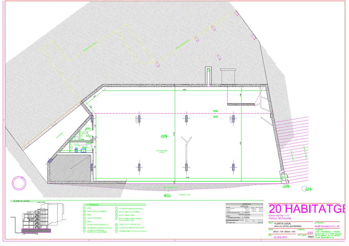 Solar urbano en el centro del municipio de Portbou