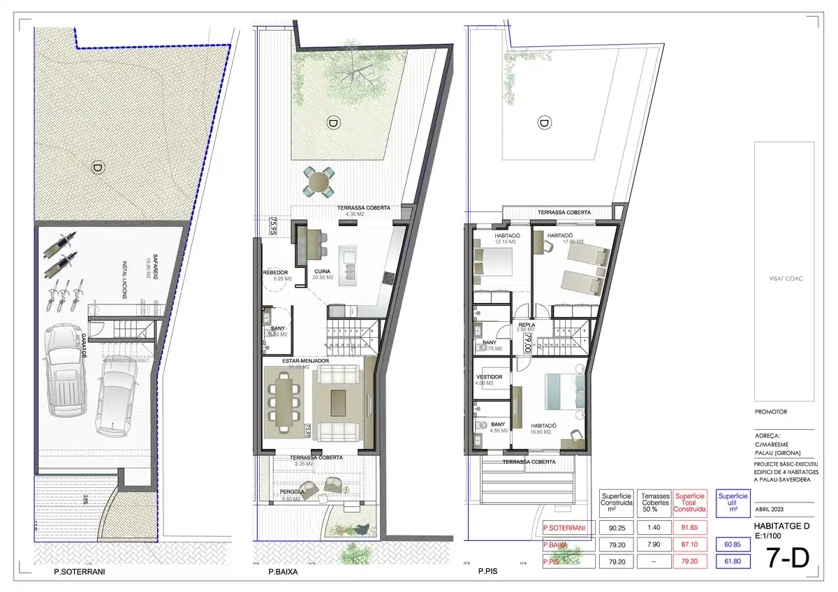 Promoción nueva en El Balcó de L’Empordà en Palau Saverdera. A partir de 418 000 €.