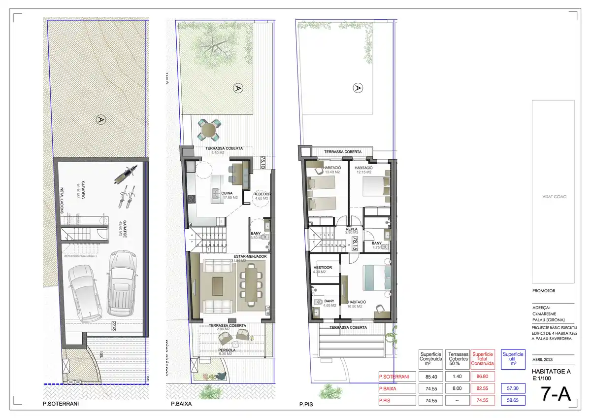 Promoción nueva en El Balcó de L’Empordà en Palau Saverdera. A partir de 418 000 €.