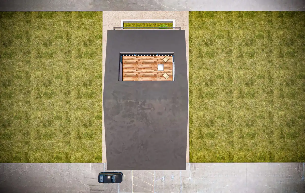 ¡Oferta especial de constructores! Edificio de 4 apartamentos con planos de construcción.