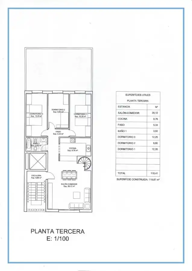 ¡Oferta especial de constructores! Edificio de 4 apartamentos con planos de construcción.