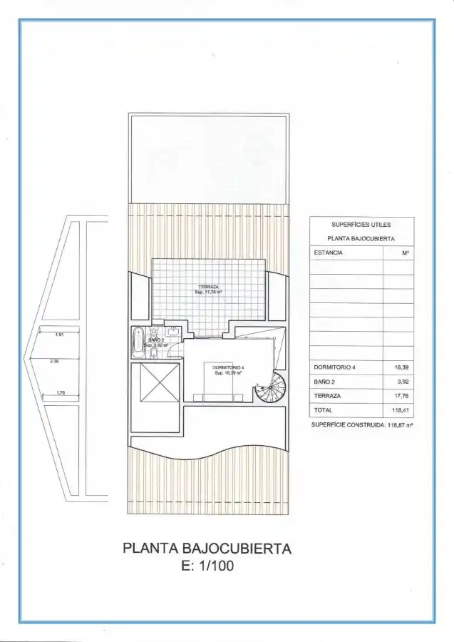 ¡Oferta especial de constructores! Edificio de 4 apartamentos con planos de construcción.