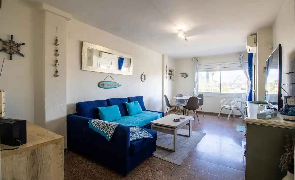 Wohnung 80 m vom Strand entfernt mit Terrasse, Pool und teilweisen Meerblick – Empuriabrava